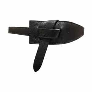 Ceinture cuir italien noir