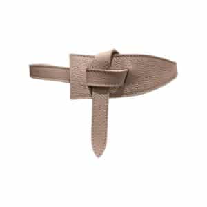 Ceinture cuir italien taupe