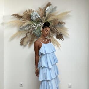 Robe multi-volants à paliers MARINA