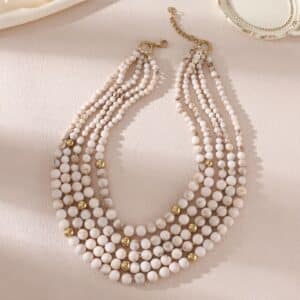 Collier IZIA marbre